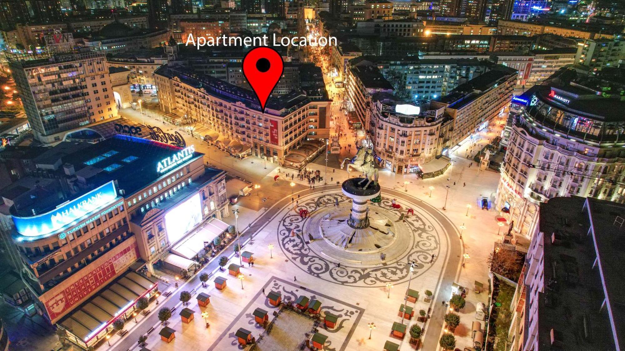 Fantazy Apartment Main Square Üsküp Dış mekan fotoğraf